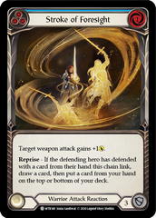 Stroke of Foresight (Blue) [U-WTR140] (Welcome to Rathe Unlimited)  Unlimited Rainbow Foil | Webway Games
