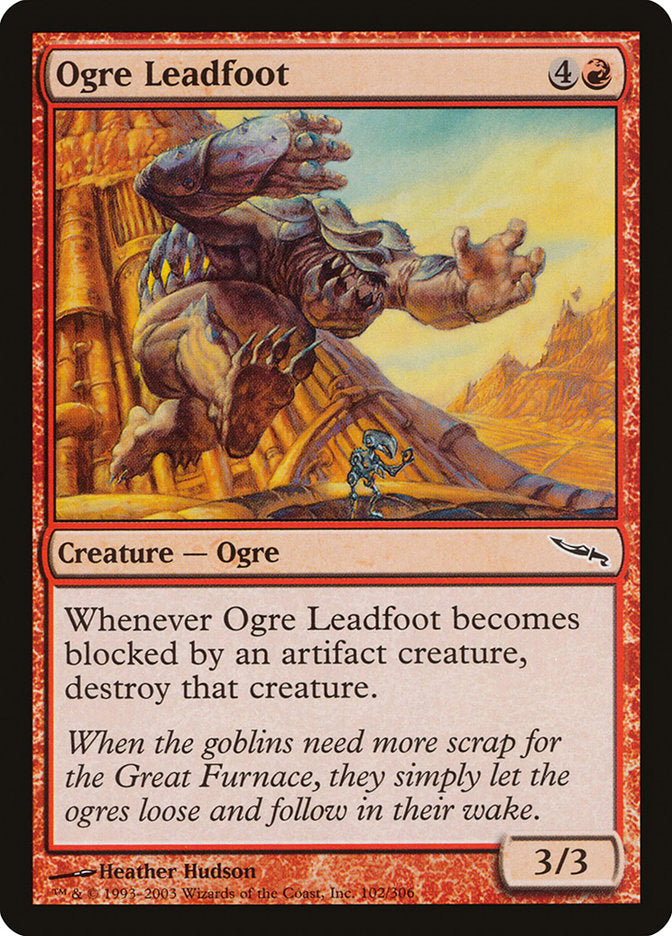 Ogre Leadfoot [Mirrodin] | Webway Games