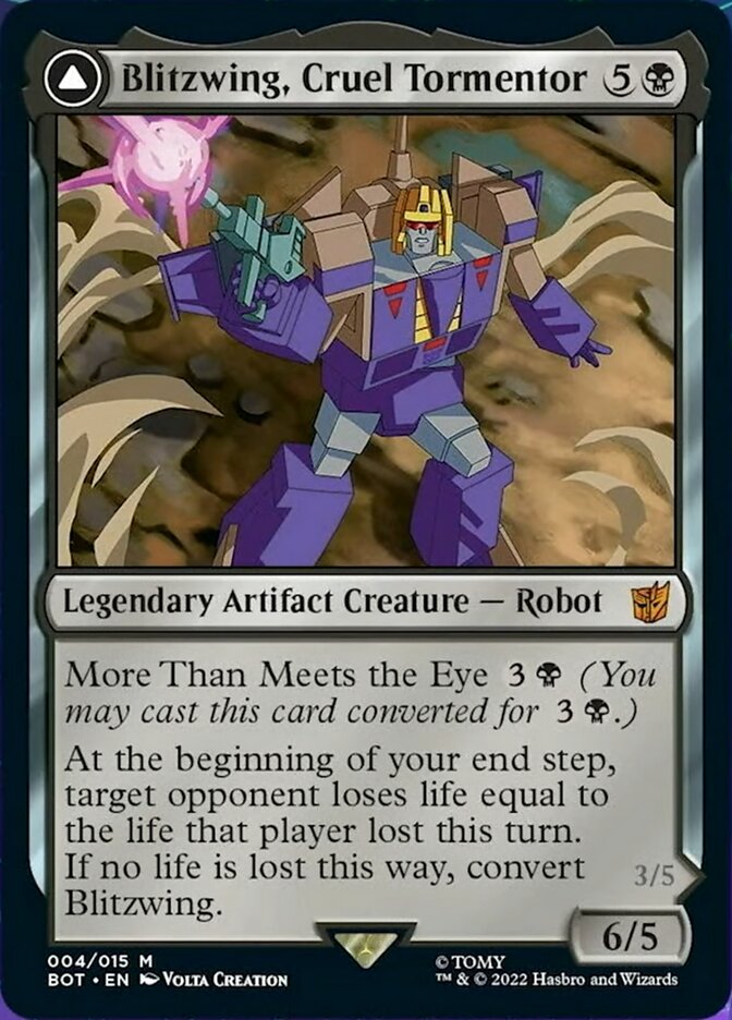 Blitzwing, Cruel Tormentor // Blitzwing, Adaptive Assailant [Universes Beyond: Transformers] | Webway Games