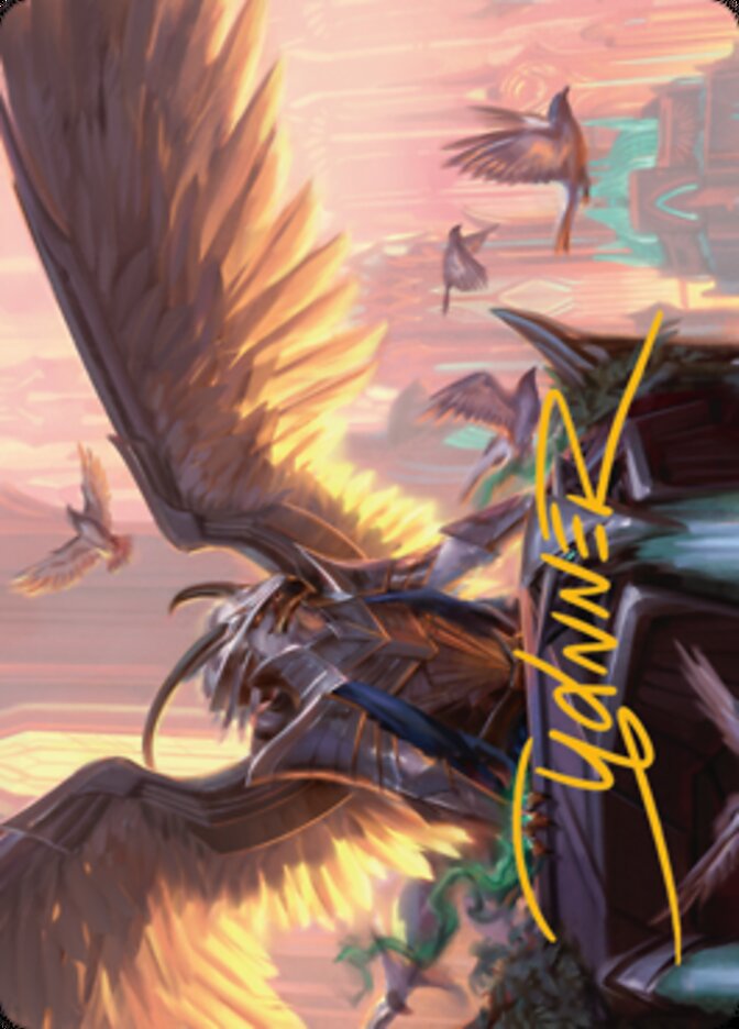 Falco Spara, Pactweaver 1 Art Card (Gold-Stamped Signature) [Streets of New Capenna Art Series] | Webway Games