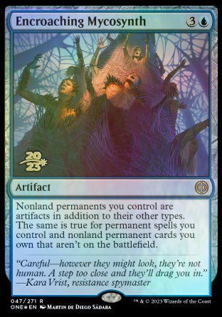 Encroaching Mycosynth [Phyrexia: All Will Be One Prerelease Promos] | Webway Games