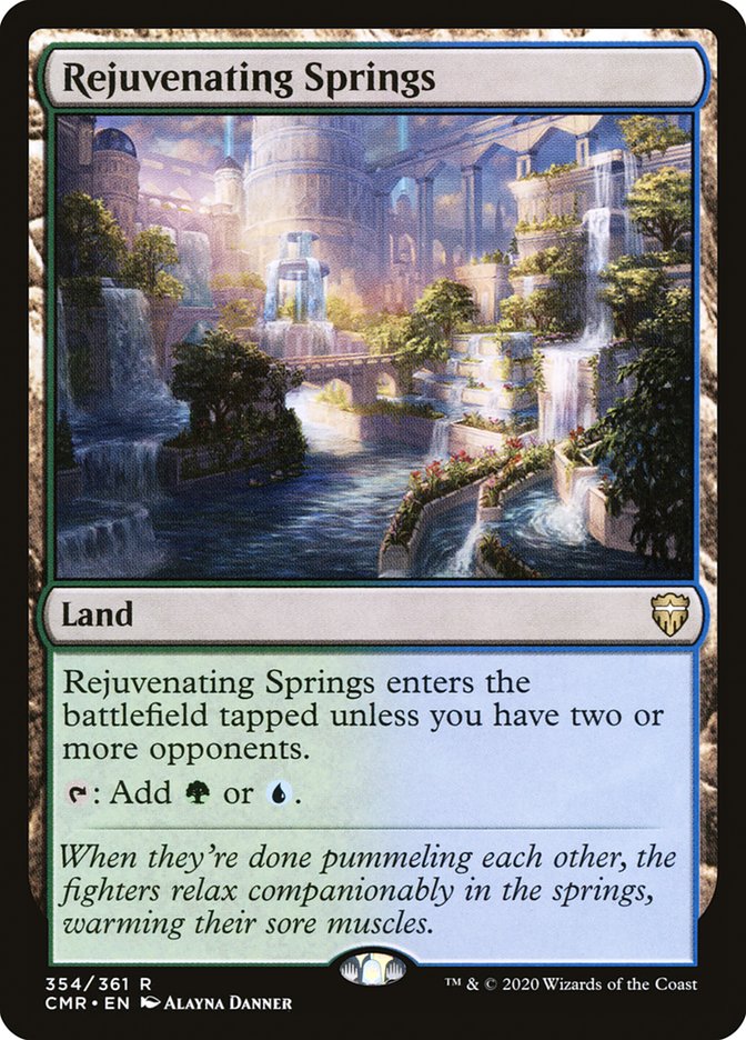 Rejuvenating Springs [Commander Legends] | Webway Games