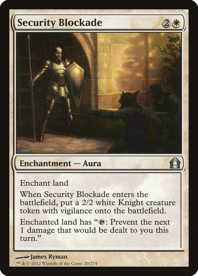 Security Blockade [Return to Ravnica] | Webway Games