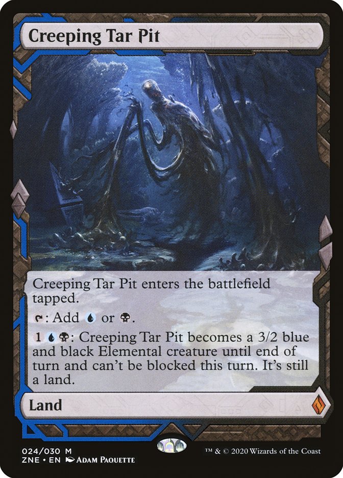 Creeping Tar Pit [Zendikar Rising Expeditions] | Webway Games