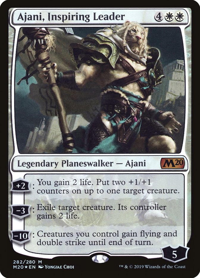 Ajani, Inspiring Leader [Core Set 2020] | Webway Games