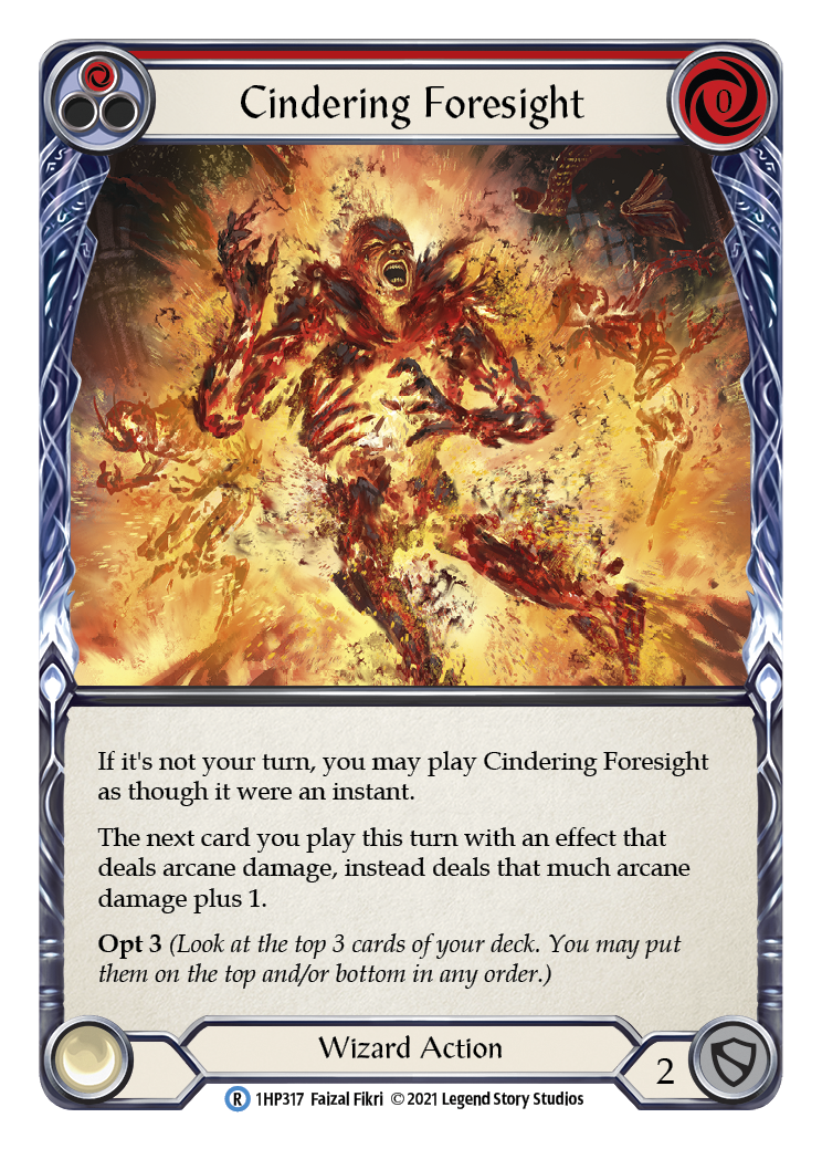 Cindering Foresight (Red) [1HP317] | Webway Games