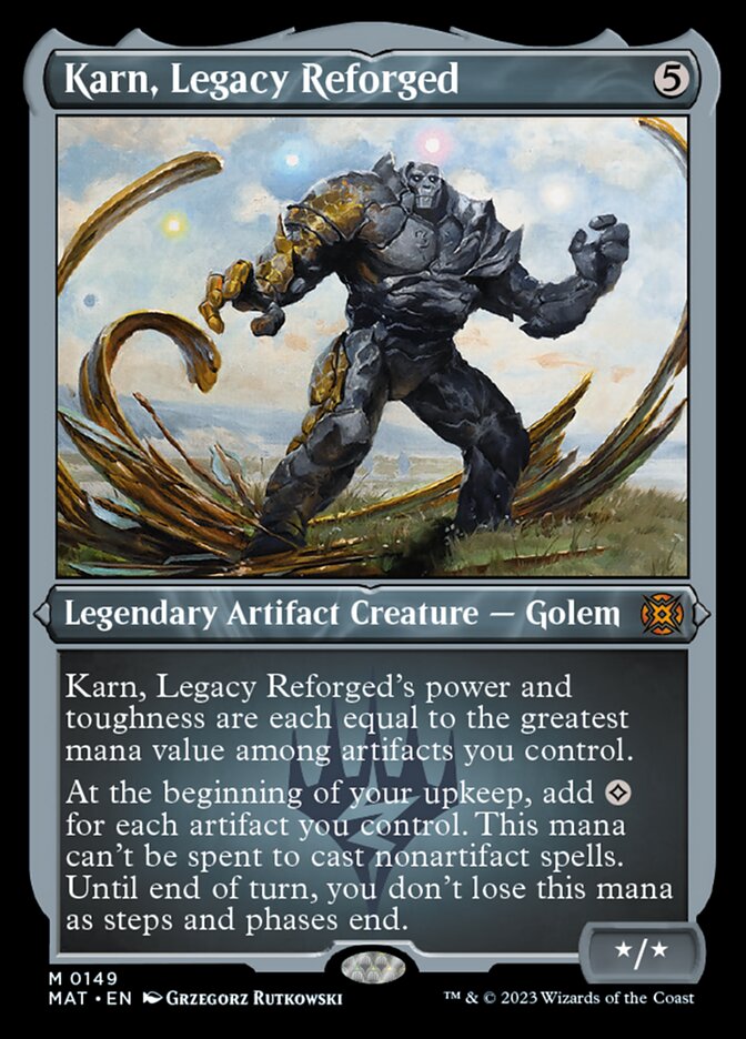 Karn, Legacy Reforged (Foil Etched) [March of the Machine: The Aftermath] | Webway Games