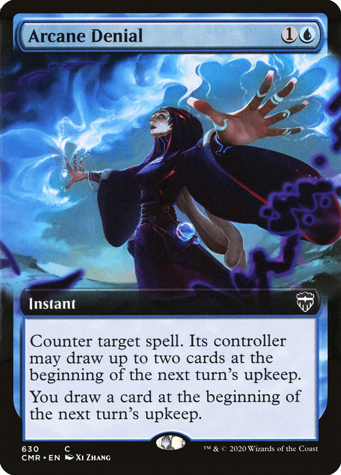 Arcane Denial (Extended Art) [Commander Legends] | Webway Games