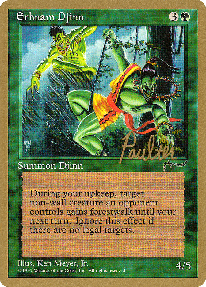 Erhnam Djinn (Preston Poulter) [Pro Tour Collector Set] | Webway Games