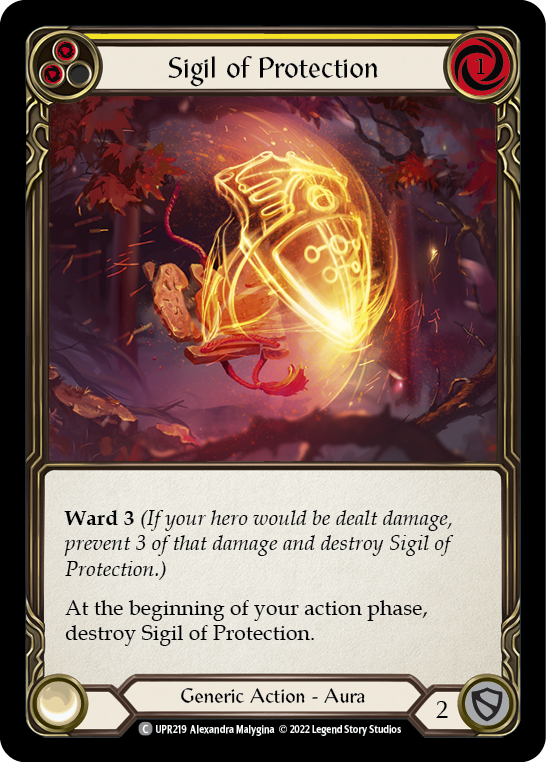 Sigil of Protection (Yellow) [UPR219] (Uprising) | Webway Games
