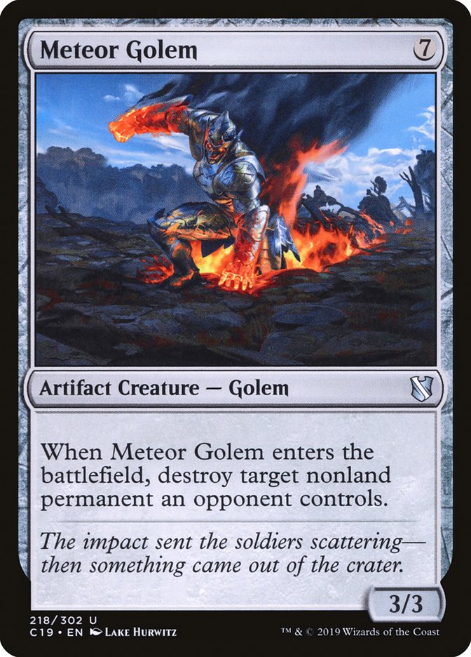 Meteor Golem [Commander 2019] | Webway Games