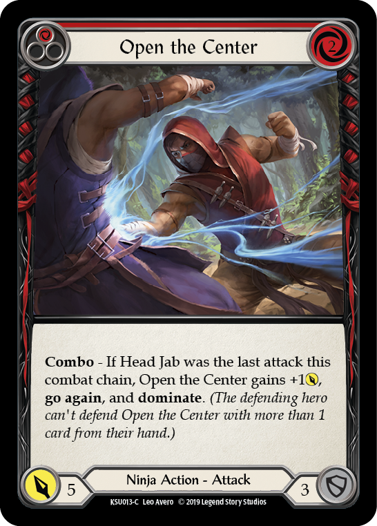 Open the Center (Red) [KSU013-C] 1st Edition Normal | Webway Games