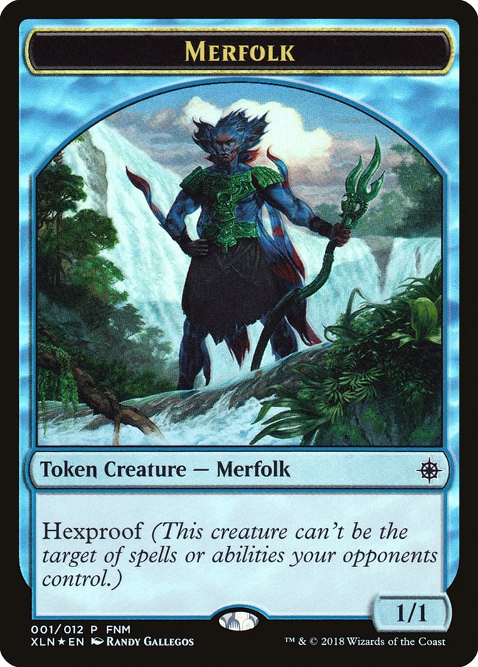 Merfolk // Treasure (001) Token [Friday Night Magic 2018] | Webway Games