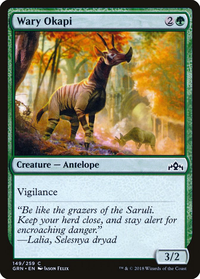 Wary Okapi [Guilds of Ravnica] | Webway Games