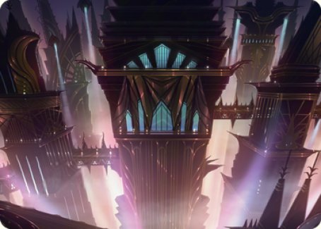 Skybridge Towers Art Card [Streets of New Capenna Art Series] | Webway Games