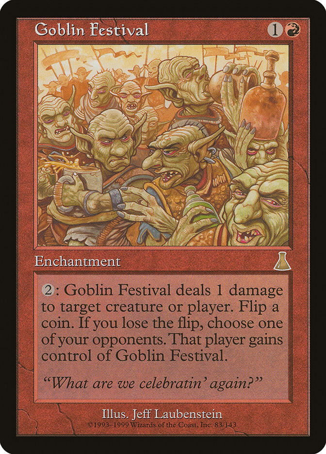 Goblin Festival [Urza's Destiny] | Webway Games