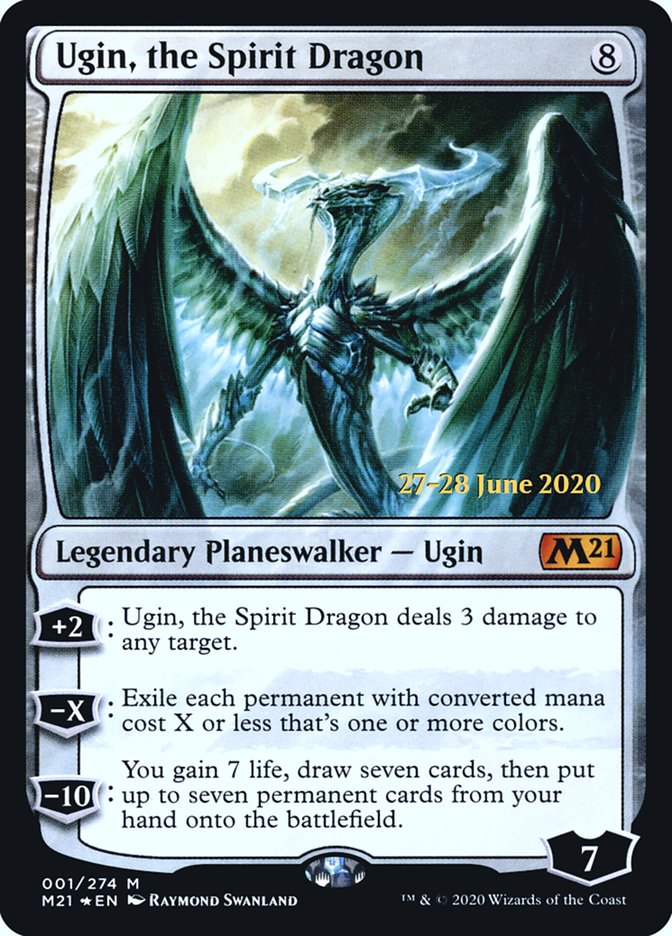 Ugin, the Spirit Dragon  [Core Set 2021 Prerelease Promos] | Webway Games
