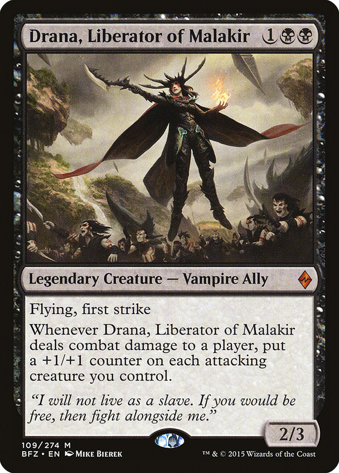 Drana, Liberator of Malakir [Battle for Zendikar] | Webway Games