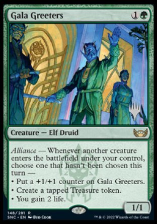 Gala Greeters (Promo Pack) [Streets of New Capenna Promos] | Webway Games