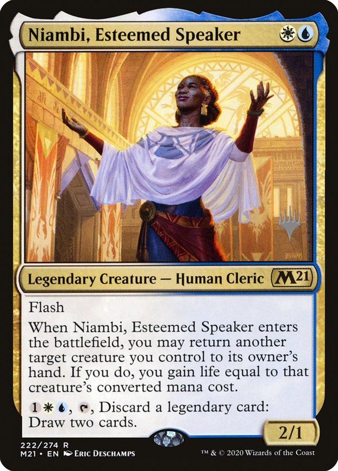 Niambi, Esteemed Speaker (Promo Pack) [Core Set 2021 Promos] | Webway Games