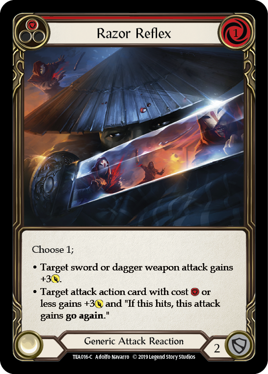 Razor Reflex (Red) [TEA016-C] 1st Edition Normal | Webway Games