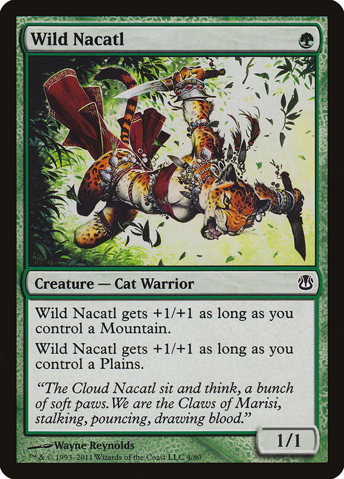 Wild Nacatl [Duel Decks: Ajani vs. Nicol Bolas] | Webway Games