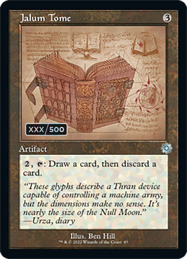 Jalum Tome (Retro Schematic) (Serial Numbered) [The Brothers' War Retro Artifacts] | Webway Games