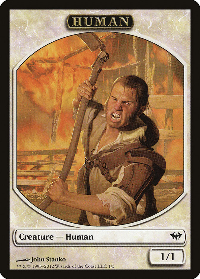 Human [Dark Ascension Tokens] | Webway Games