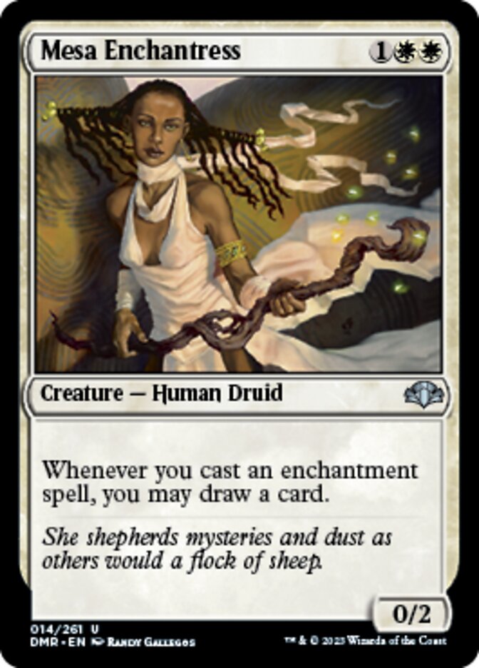 Mesa Enchantress [Dominaria Remastered] | Webway Games