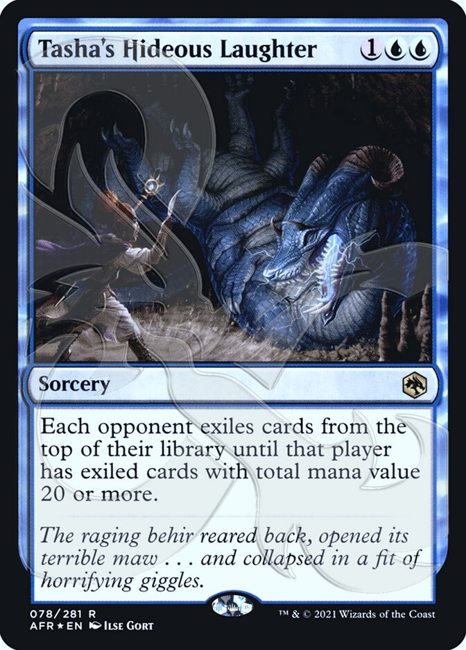 Tasha's Hideous Laughter (Ampersand Promo) [Dungeons & Dragons: Adventures in the Forgotten Realms Promos] | Webway Games