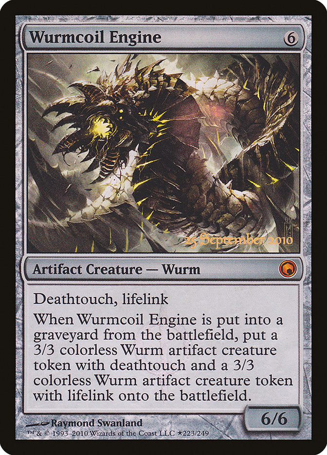 Wurmcoil Engine (Prerelease) [Scars of Mirrodin Prerelease Promos] | Webway Games