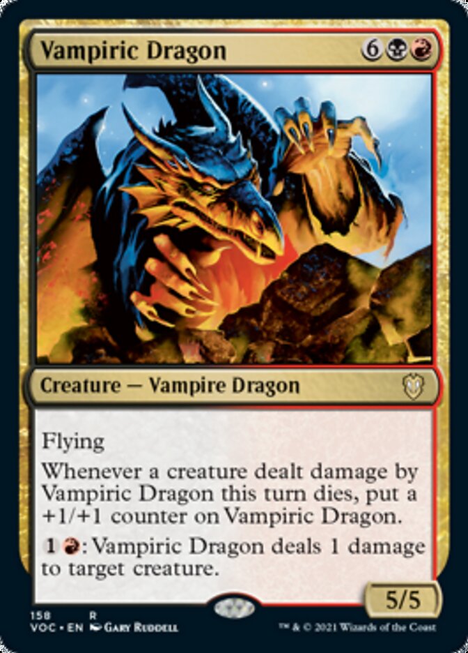 Vampiric Dragon [Innistrad: Crimson Vow Commander] | Webway Games