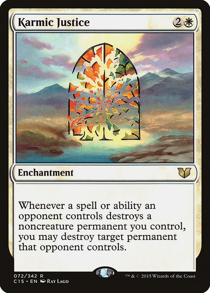 Karmic Justice [Commander 2015] | Webway Games