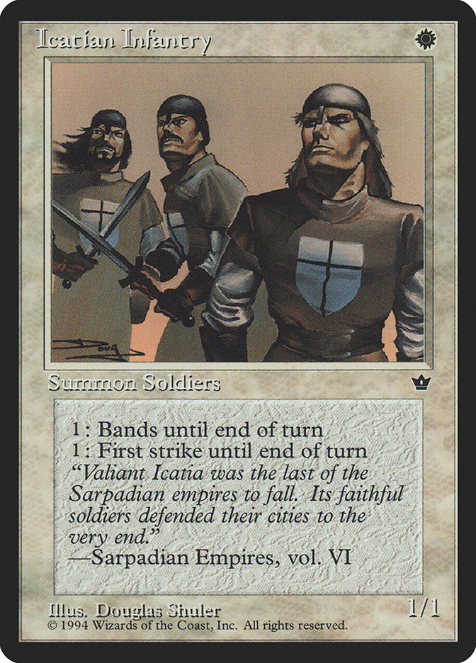 Icatian Infantry (Douglas Shuler) [Fallen Empires] | Webway Games
