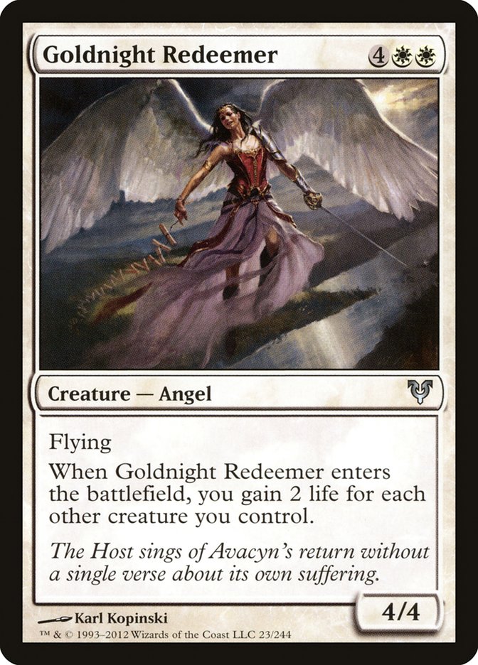 Goldnight Redeemer [Avacyn Restored] | Webway Games
