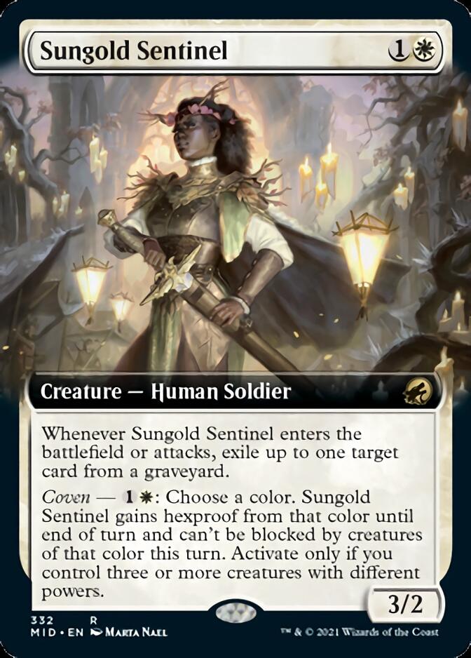 Sungold Sentinel (Extended) [Innistrad: Midnight Hunt] | Webway Games