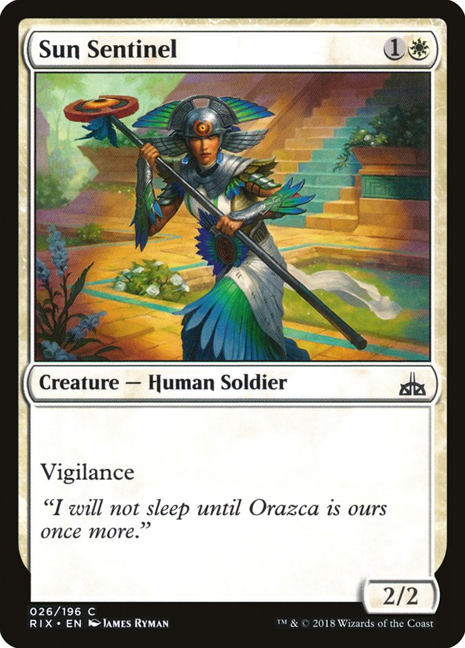 Sun Sentinel [Rivals of Ixalan] | Webway Games