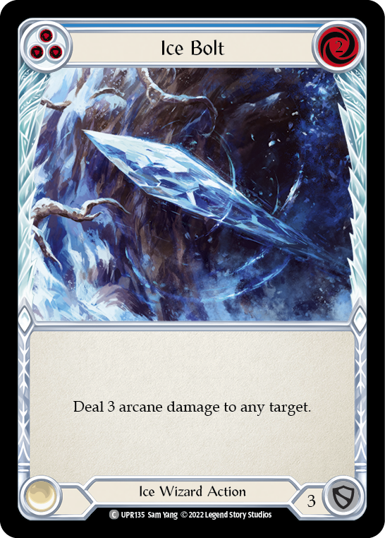 Ice Bolt (Blue) [UPR135] (Uprising)  Rainbow Foil | Webway Games