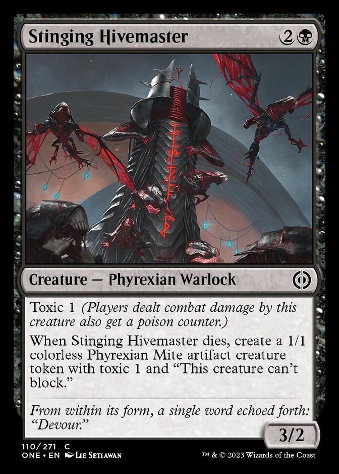 Stinging Hivemaster [Phyrexia: All Will Be One] | Webway Games