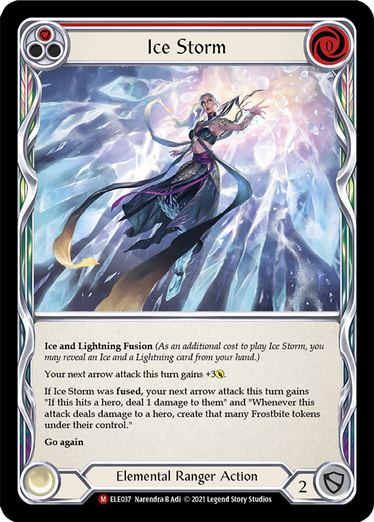 Ice Storm [ELE037] (Tales of Aria)  1st Edition Normal | Webway Games