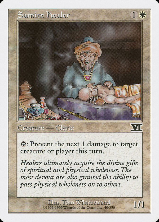Samite Healer [Classic Sixth Edition] | Webway Games