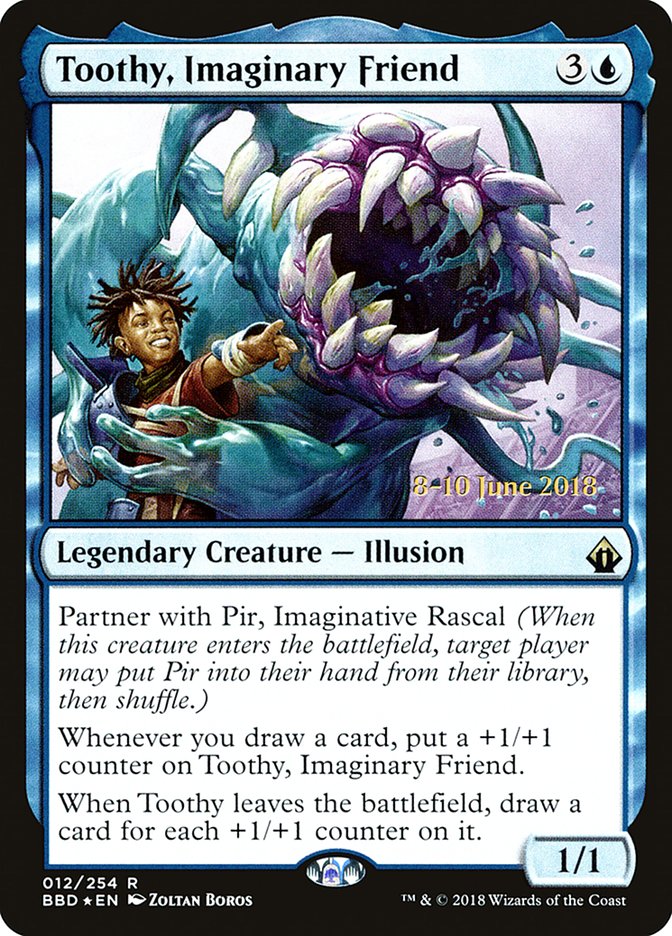 Toothy, Imaginary Friend  (Prerelease) [Battlebond Prerelease Promos] | Webway Games
