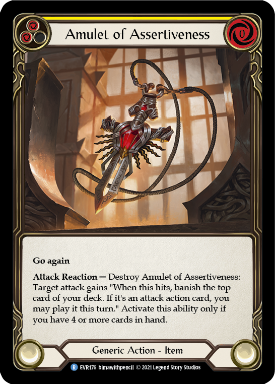 Amulet of Assertiveness [EVR176] (Everfest)  1st Edition Normal | Webway Games