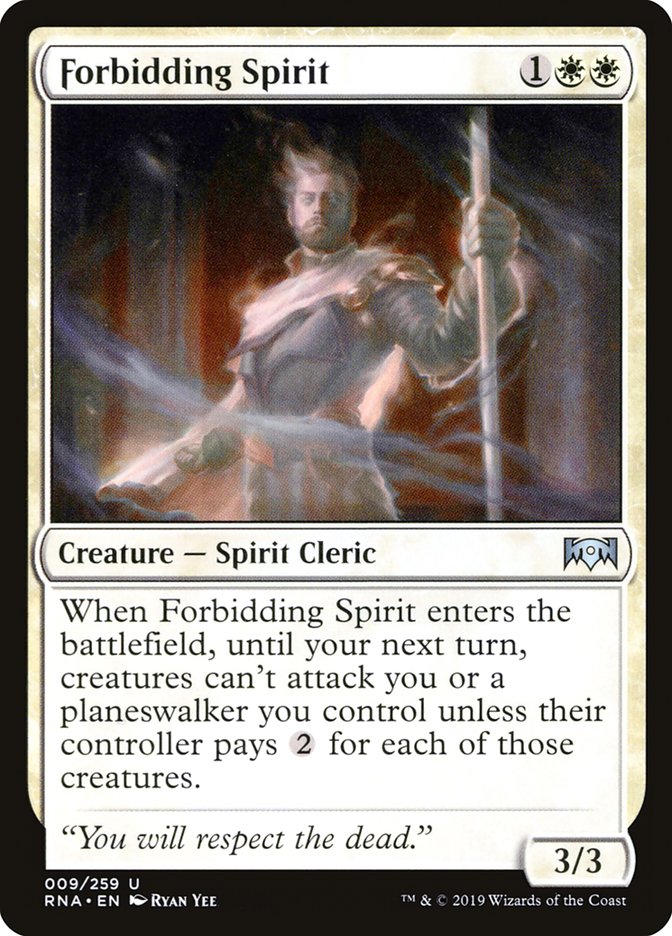 Forbidding Spirit [Ravnica Allegiance] | Webway Games