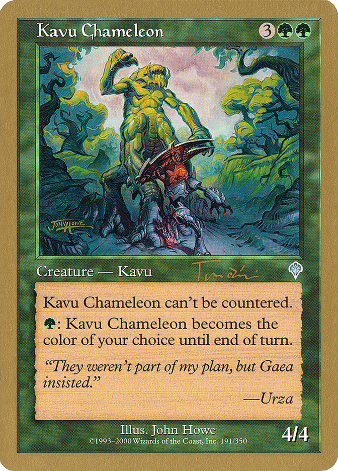 Kavu Chameleon (Jan Tomcani) [World Championship Decks 2001] | Webway Games
