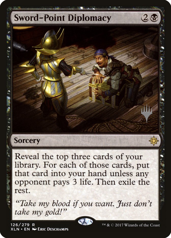 Sword-Point Diplomacy (Promo Pack) [Ixalan Promos] | Webway Games