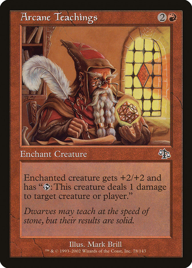 Arcane Teachings [Judgment] | Webway Games