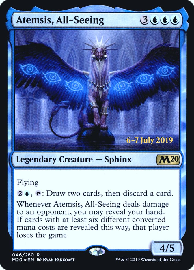 Atemsis, All-Seeing  [Core Set 2020 Prerelease Promos] | Webway Games