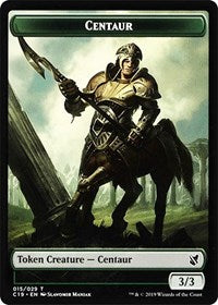 Centaur // Egg Double-sided Token [Commander 2019 Tokens] | Webway Games