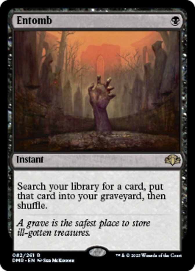 Entomb [Dominaria Remastered] | Webway Games